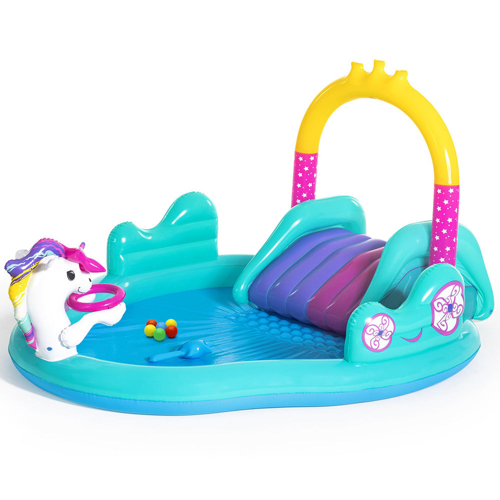 Avelena | Bestway Schwimmbecken Über Dem Boden Kinder Spiel Außenbereich Aufblasbare Becken Spielzeuge Familie