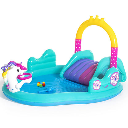 Avelena | Bestway Schwimmbecken Über Dem Boden Kinder Spiel Außenbereich Aufblasbare Becken Spielzeuge Familie