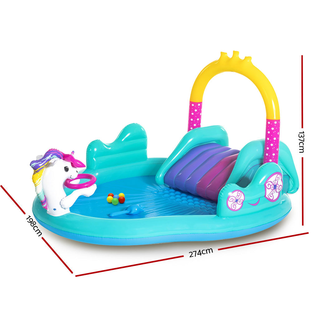 Avelena | Bestway Schwimmbecken Über Dem Boden Kinder Spiel Außenbereich Aufblasbare Becken Spielzeuge Familie