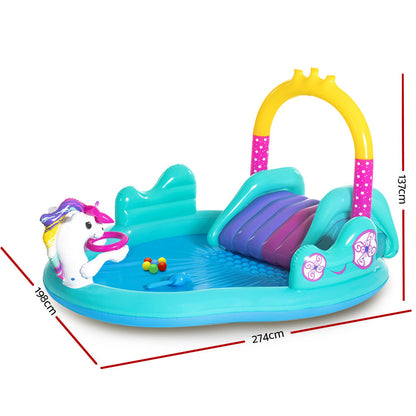 Avelena | Bestway Schwimmbecken Über Dem Boden Kinder Spiel Außenbereich Aufblasbare Becken Spielzeuge Familie