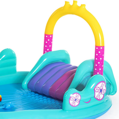 Avelena | Bestway Schwimmbecken Über Dem Boden Kinder Spiel Außenbereich Aufblasbare Becken Spielzeuge Familie