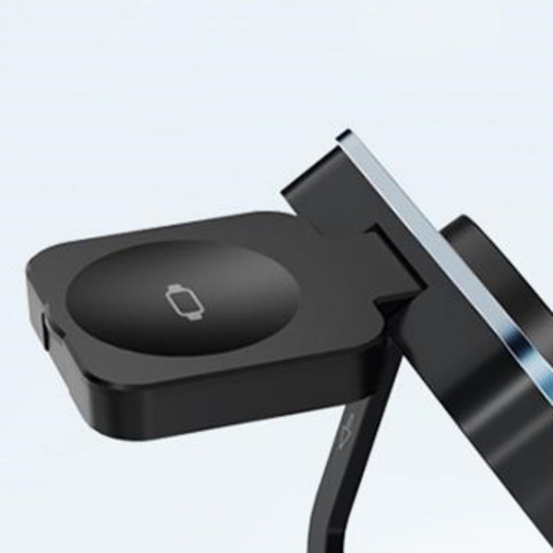 Avelena | Drei-in-Eins Faltbarer Magnetischer Kabelloser Ladehalter