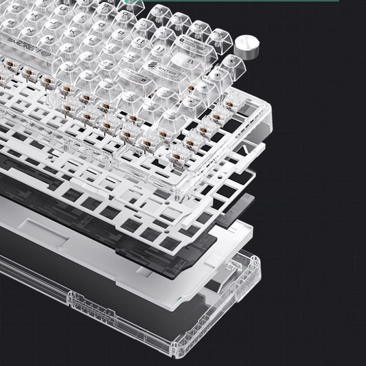 Avelena | Verdrahtet Transparente Keycap Box Mechanische Tastatur