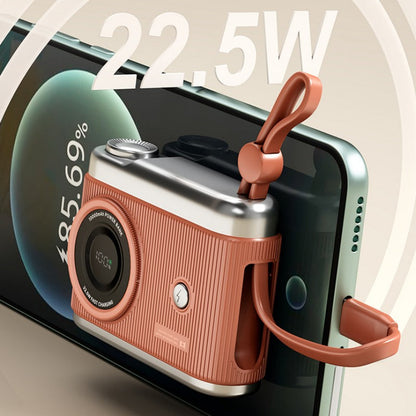 Avelena | 10000mAh Kompakte Tragbare Powerbank Mit Integrierten Kabeln