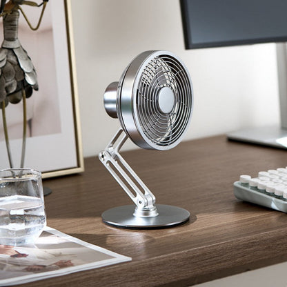 Avelena | Desktop 360¬∞ rotierbarer faltbarer Metall Mini Ventilator