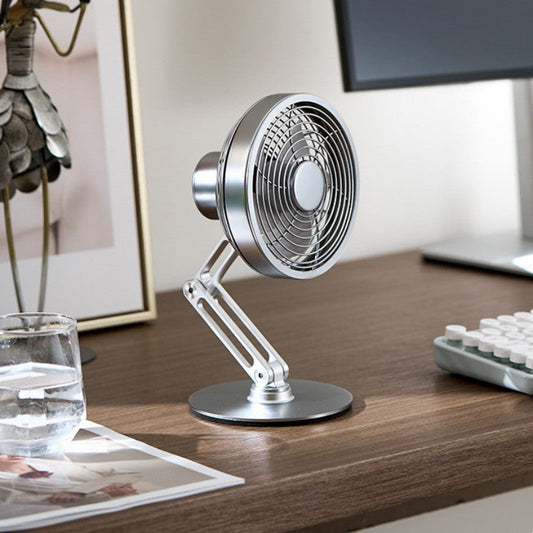Avelena | Desktop 360¬∞ rotierbarer faltbarer Metall Mini Ventilator