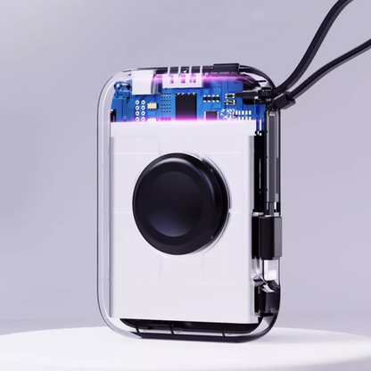 Avelena | Tragbare Smartphone-Uhr 2-in-1 mit integriertem Datenkabel und Powerbank