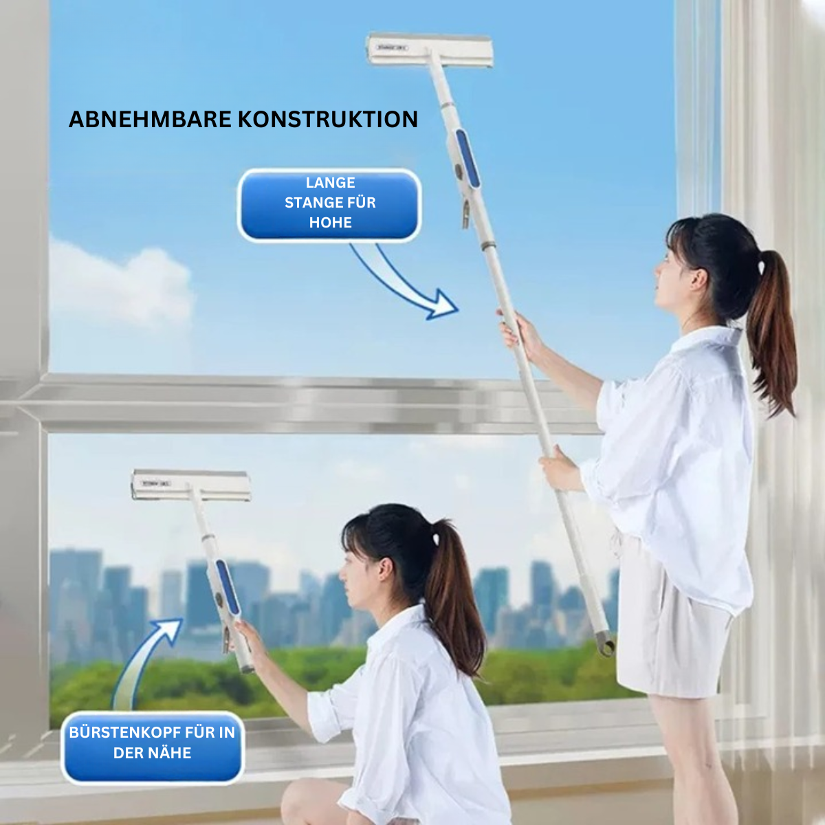 Avelena | Funktionaler & Moderner 3 In 1 Fensterreiniger