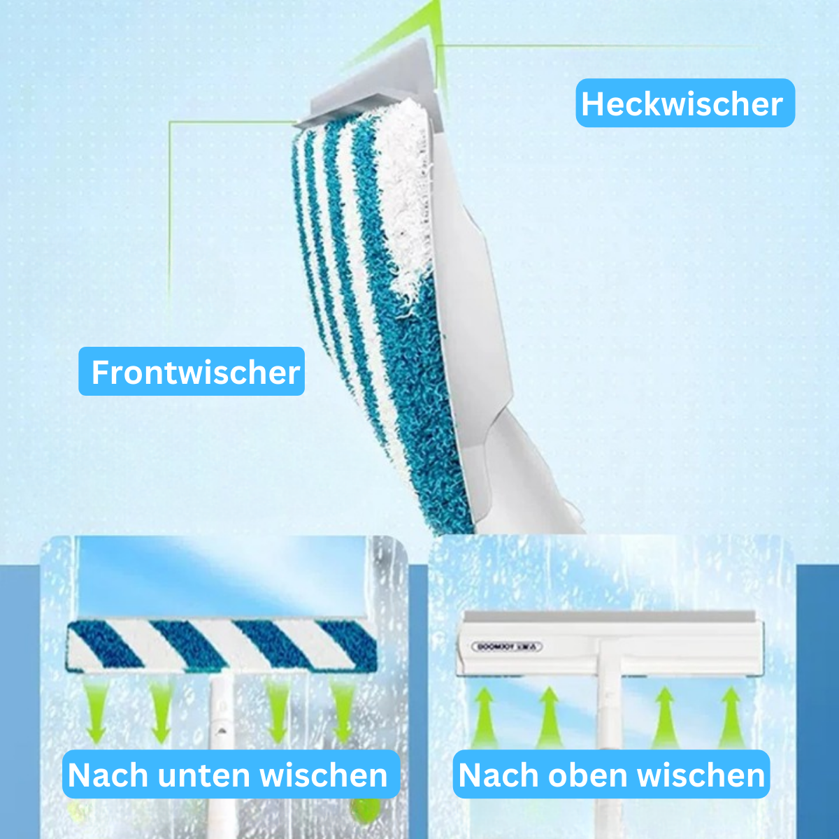Avelena | Funktionaler & Moderner 3 In 1 Fensterreiniger