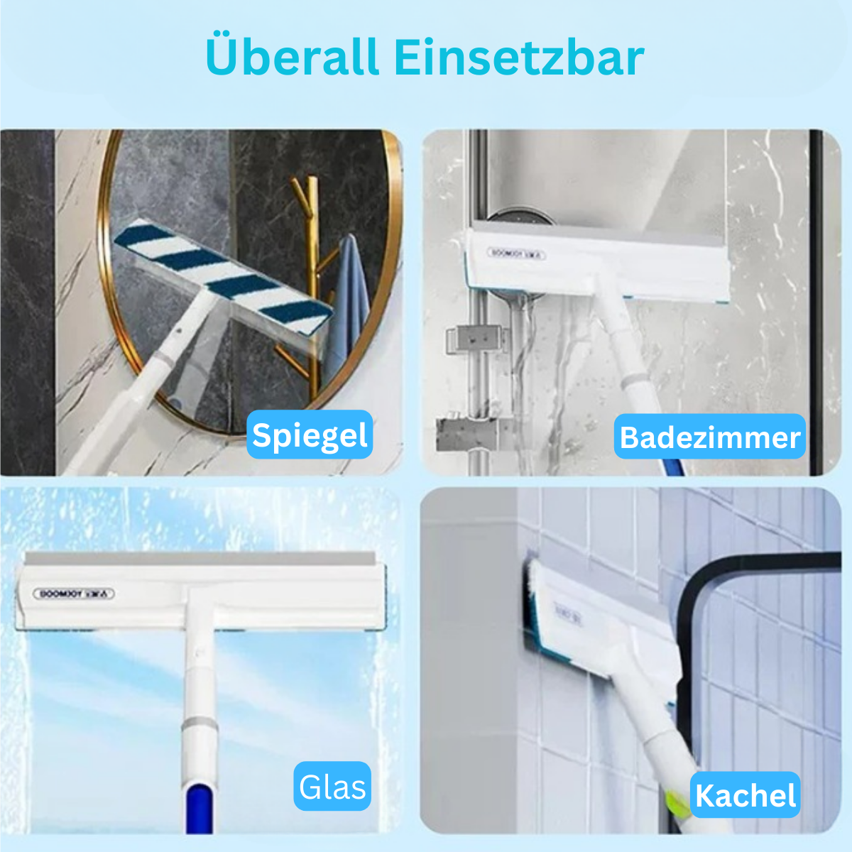 Avelena | Funktionaler & Moderner 3 In 1 Fensterreiniger
