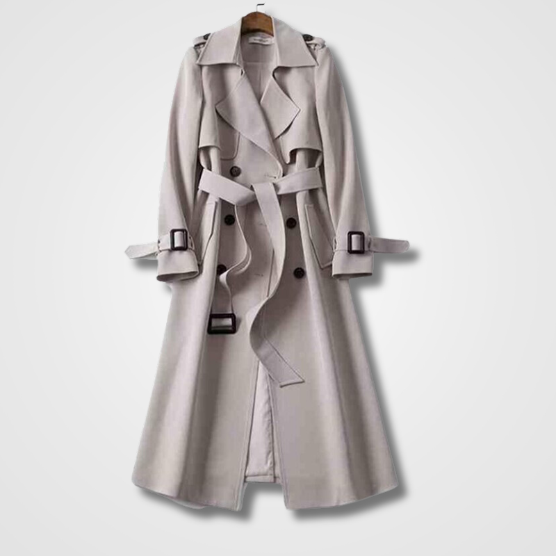 Avelena | Elegante Jacke Langer Trenchcoat