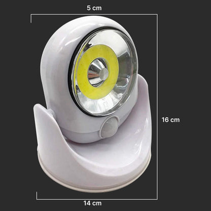 Avelena | Batteriebetriebenes Außen-Sicherheitslicht mit Bewegungsmelder – Wasserdichtes LED-Licht für Garten & Auffahrt | 450 Lumen