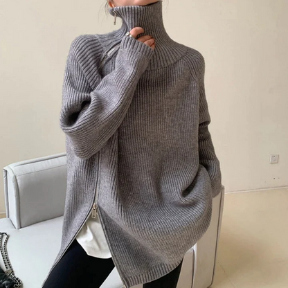 Avelena Hochgeschlossener Pullover