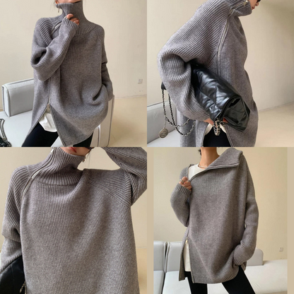 Avelena Hochgeschlossener Pullover