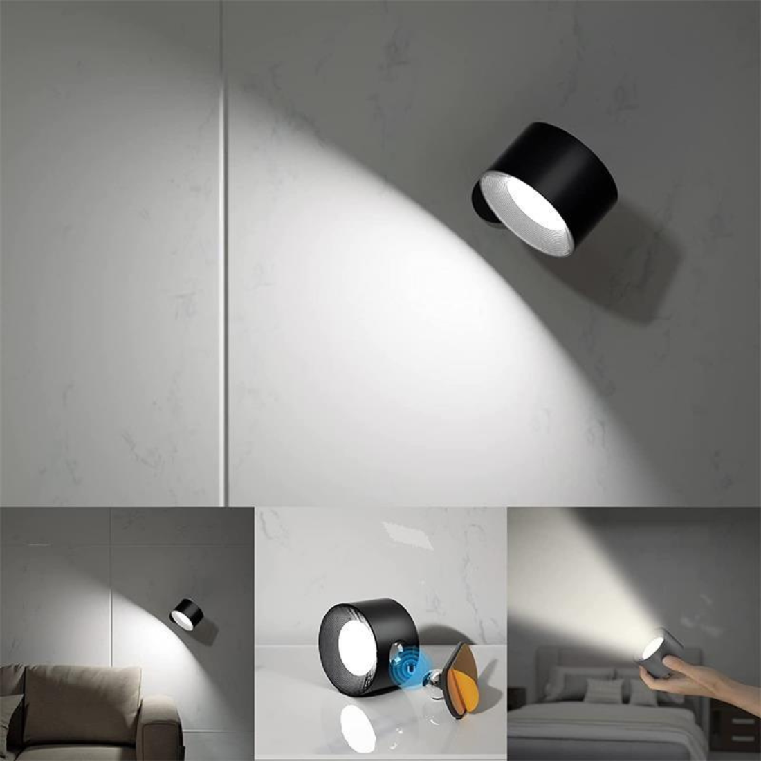 Avelena | Versalampe | Kabellose Wandleuchte mit Flexiblem Design