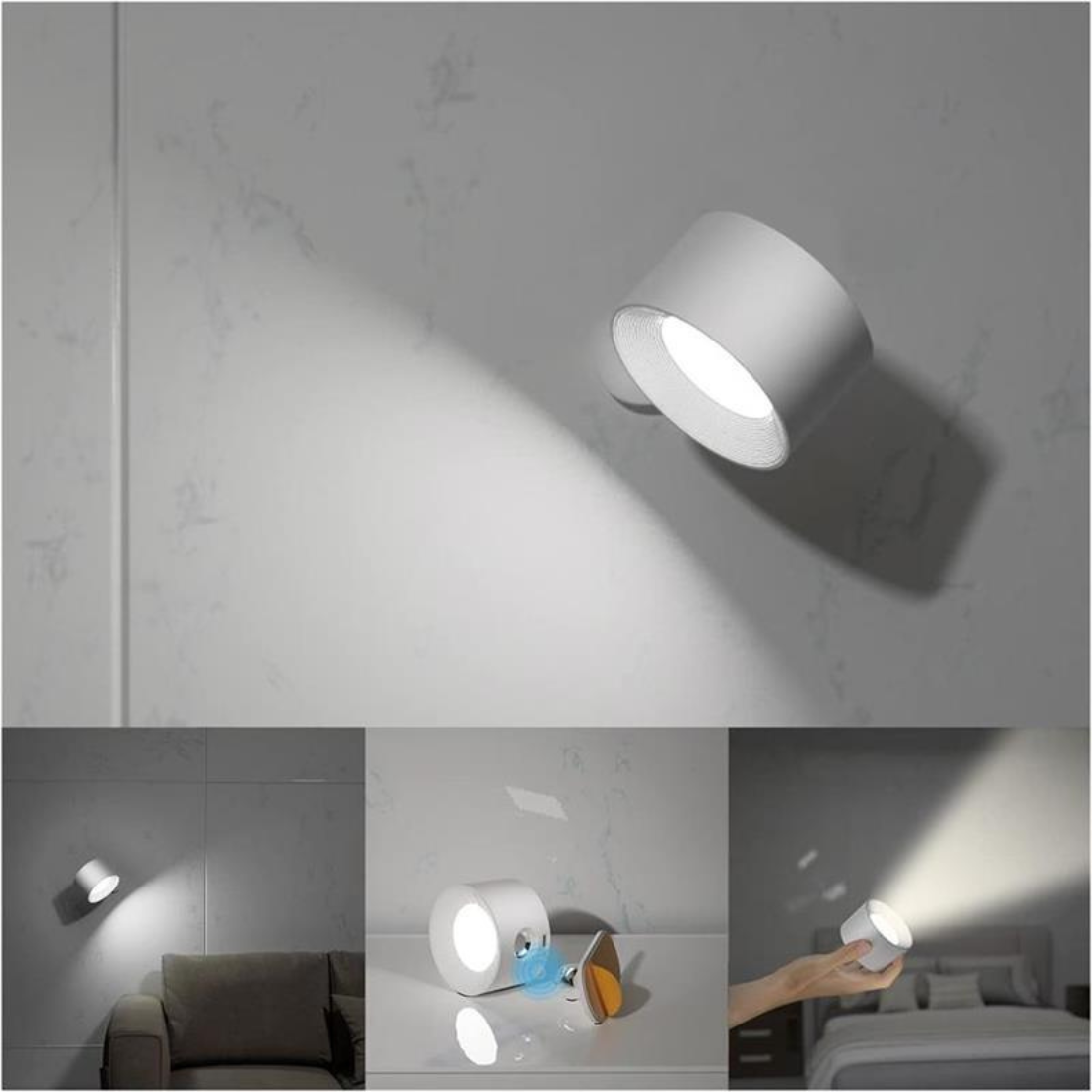 Avelena | Versalampe | Kabellose Wandleuchte mit Flexiblem Design