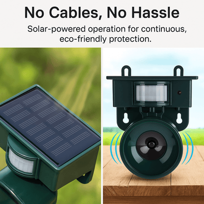 Avelena | Bewegungsmelder Vogelvertreiber für effektiven Schutz