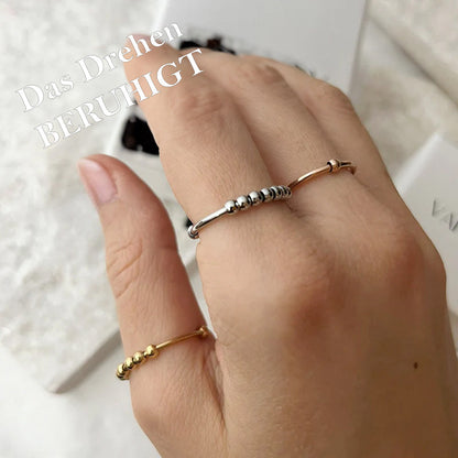 Avelena | Calm – Angst Ring mit Perlen - Anti Stress & Anti Angst