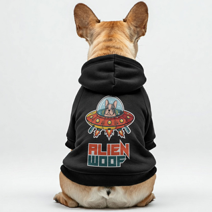 Avelena | Alien Woof Personalisierte Französische Bulldoggen Hoodies Mit Lustigen Zitaten – Stylisch, Gemütlich Und Hochwertige 100% Baumwolle