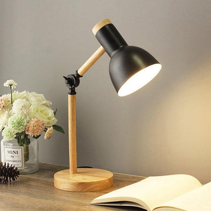 Avelena | Nordische Schreibtischlampe aus Holz