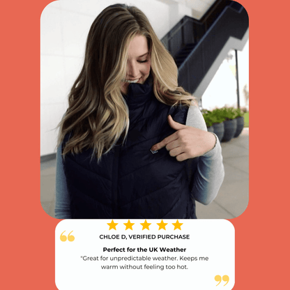 Avelena | Beheizte Gilet – Leichte Körperwärmer Beheizte Jacke für ultimativen Komfort