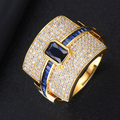 Avelena | Damen Stapelring | Luxus Design | Cubic Zirkonia | Verlobungs- & Statement-Ring