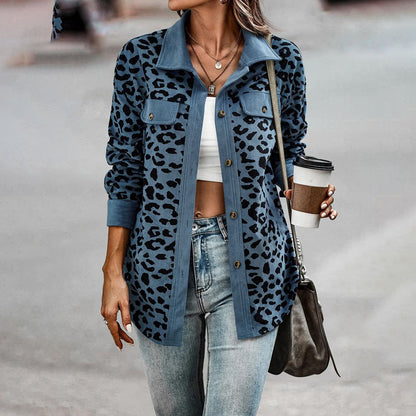 Avelena | Trendige Jacke mit Leopardenmuster