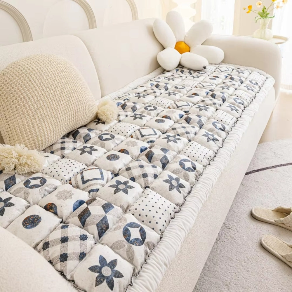 Avelena | Bohemian Bedruckter Gestepptes Sofabezug