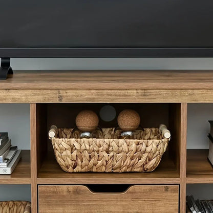 Avelena | Boho Aufgeräumter Woven Aufbewahrungskorb