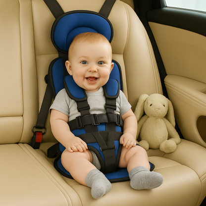 Avelena | Booster Seat Safety Harness Padded Travel Car Seat Portable Slim Compact