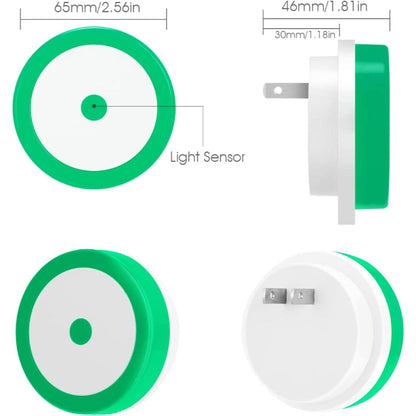 Avelena | Nachtlichter Stecker in die Wand [4Pack], Nachtlicht mit Lichtsensoren, LED Nachtlicht für das Kinderzimmer, Baby Nachtlicht, Badezimmer Nachtlicht, Treppenlichter, Flurlicht