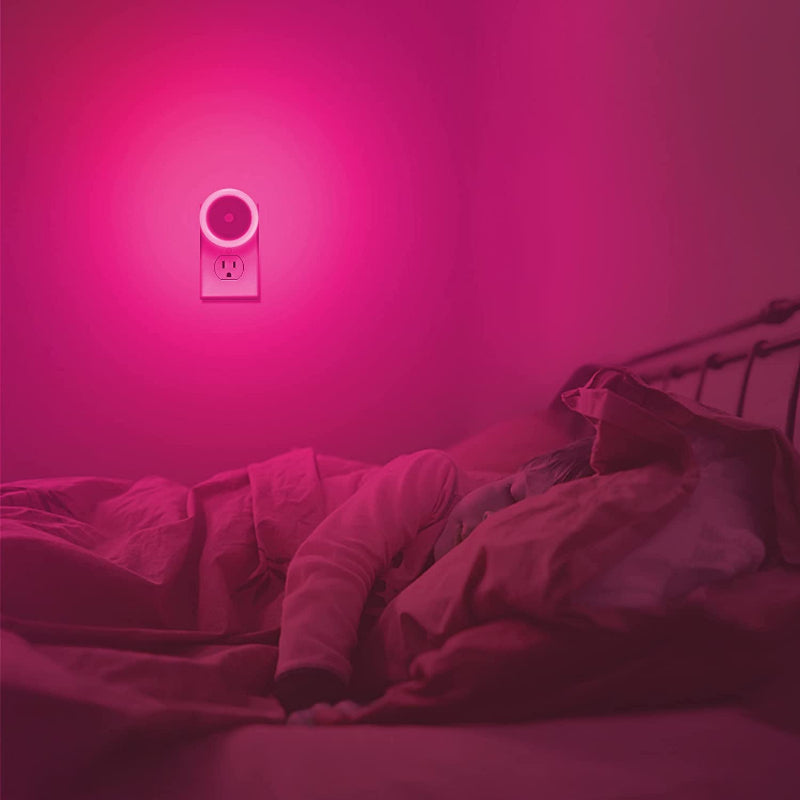 Avelena | Nachtlichter Stecker in die Wand [4Pack], Nachtlicht mit Lichtsensoren, LED Nachtlicht für das Kinderzimmer, Baby Nachtlicht, Badezimmer Nachtlicht, Treppenlichter, Flurlicht