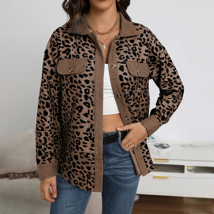 Avelena | Trendige Jacke mit Leopardenmuster