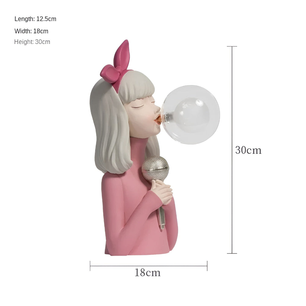 Avelena | BubbleFairies Tischlampe – Verzauberndes Quartet Cartoon Mädchen Figurine Licht