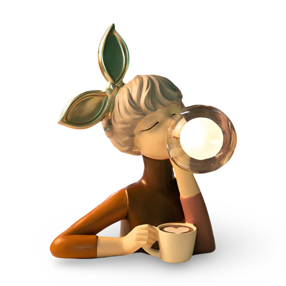 Avelena | BubbleFairies Tischlampe – Verzauberndes Quartet Cartoon Mädchen Figurine Licht