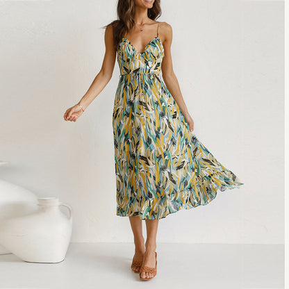 Avelena | Vielseitiges Boho Kleid mit Druck