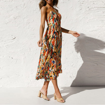 Avelena | Vielseitiges Boho Kleid mit Druck