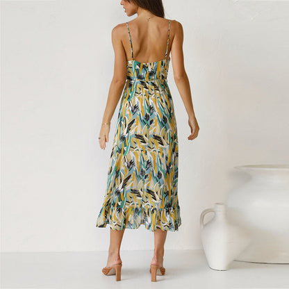 Avelena | Vielseitiges Boho Kleid mit Druck