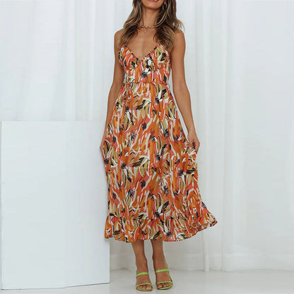 Avelena | Vielseitiges Boho Kleid mit Druck