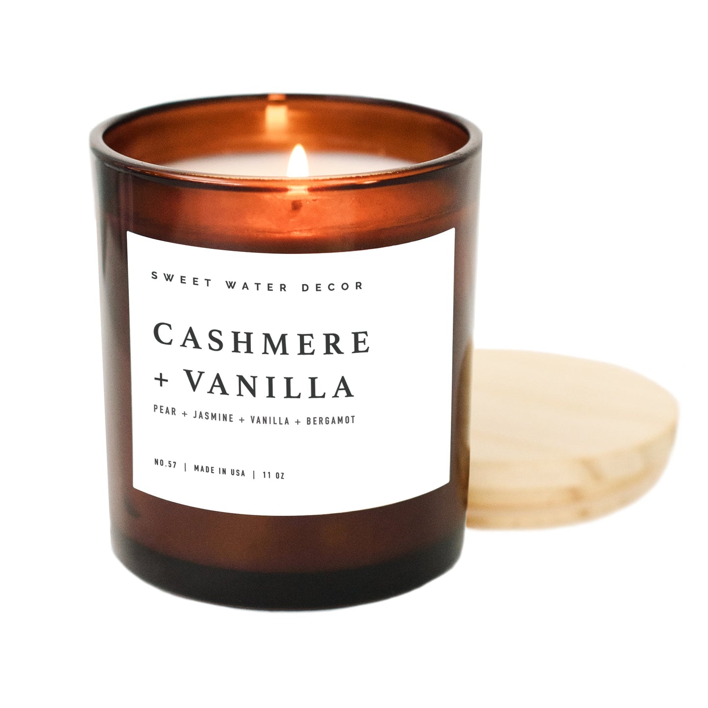 Avelena | Cashmere und Vanille Sojawachs Kerze 11Oz