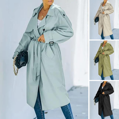 Revers Langer Trenchcoat