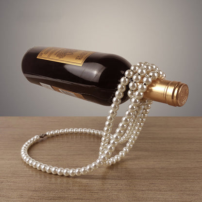 Avelena | Perlenhalskette Edelstahl V-Förmiger Haken Weinfuß Klemhalter Aufhängung Champagner Whisky Kleine Ornamente
