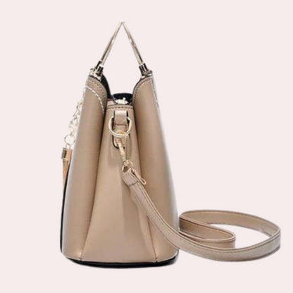 Avelena | Vero – Elegante Lederhandtasche mit mehreren Fächern | Stylische Schulter- & Umhängetasche