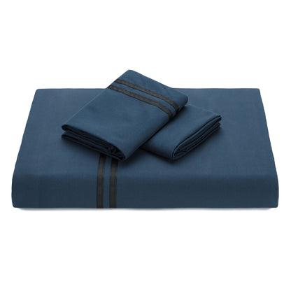 Avelena | Bordered Ribbon Bettbezug Set
