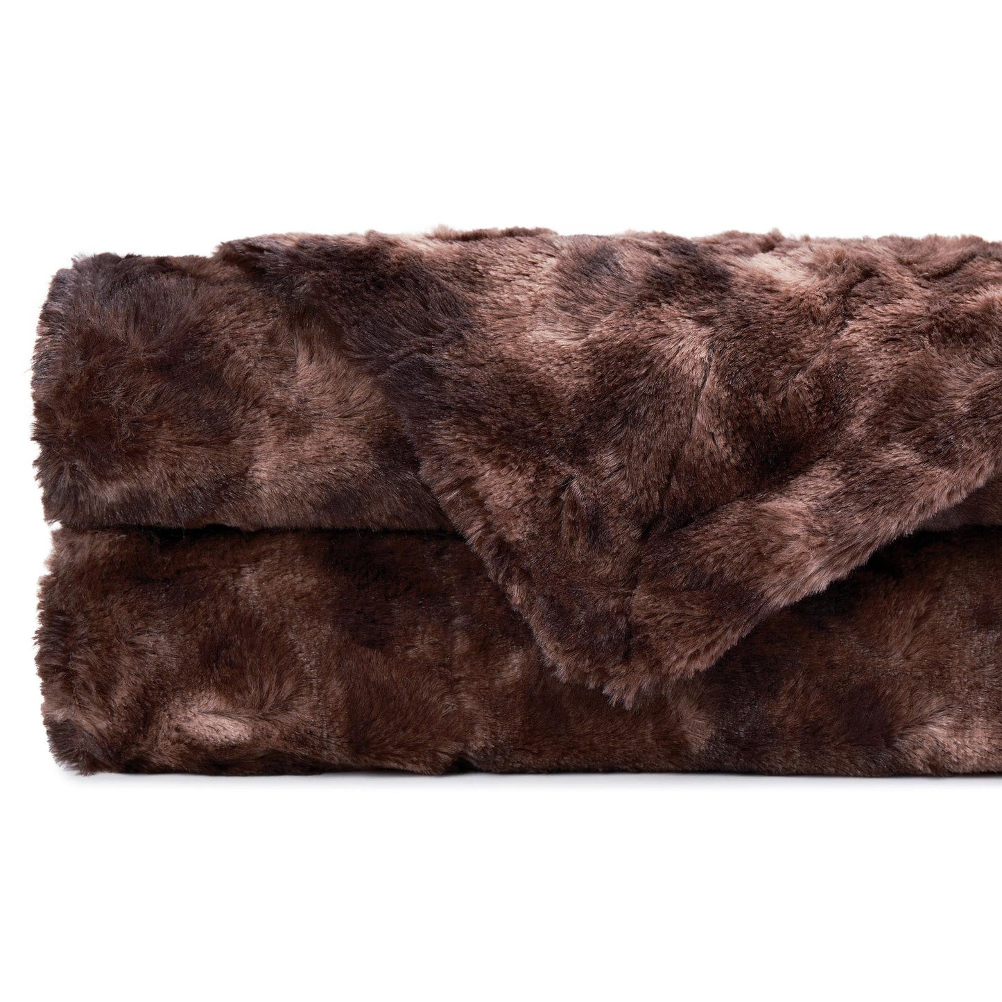 Avelena | Wendbares Oversized Wolf Faux-Fur-Wurfdecke