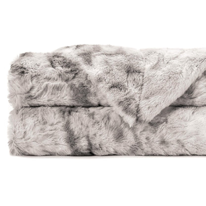 Avelena | Wendbares Oversized Wolf Faux-Fur-Wurfdecke