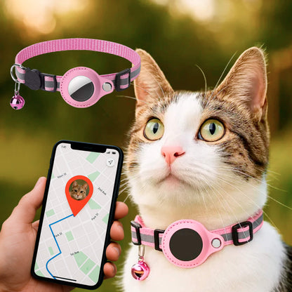 Avelena | Katzen GPS Tracker Halsband | Schnellverschluss, reflektierendes Design & strapazierfähig für Outdoor-Sicherheitsabenteuer