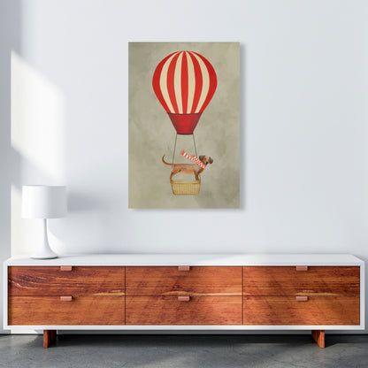 Avelena | Dackel mit Luftballon Kunstdruck Von Coco Deparis