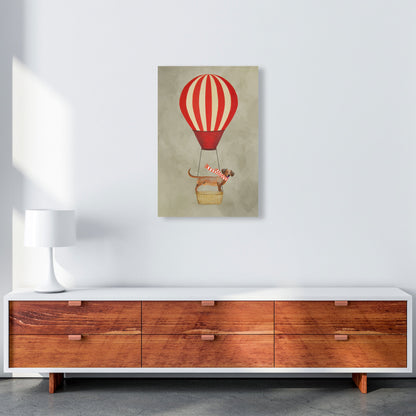 Avelena | Dackel mit Luftballon Kunstdruck Von Coco Deparis