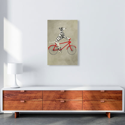 Avelena | Dalmatinischer Auf Fahrrad Kunstdruck Von Coco Deparis